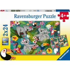 Ravensburger Puzzle 2x24 pc Koalas and Sloths Puzles
