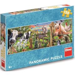 Dino panoramic puzzle 150 pcs Farm Puzles