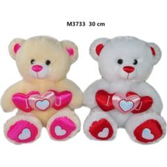 Sun Day Plīša lacis ar sirdi 30 cm (M3733) dažādās 166449 Mīkstās rotaļlietas