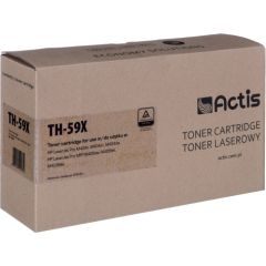 Actis TH-59X Toner (replacement for HP CF259X; Supreme; 10000 pages; black). With a chip. We recommend disabling the printer software update, the new update may cause problems with the toner not working properly Lāzerprinteru izejmateriāli