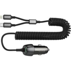 Promate PowerDrive-33PDCI Автомобильное зарядное устройство 33W / USB-C / Lightning Автомобильные зарядные устройства