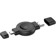 In-line Choetech T606-F wireless charger for smartwatch (black)