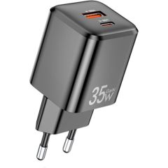 Charger Awei PD66-EU 35W GaN USB-A/USB-C black