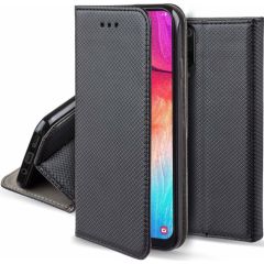Fusion Magnet Book Case grāmatveida maks telefonam Xiaomi Redmi Note 12 Pro 5G melns Neoriģinālie Maciņi