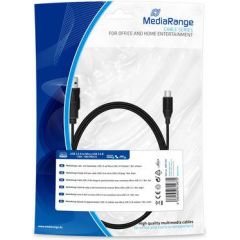 CABLE USB2.0 TO MICRO-USB 1.8M/MRCS184 MEDIARANGE
