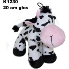 Sun Day Sun-Day Pluszak Krowa Z Glosem 20cm Stojaca Mīkstās rotaļlietas