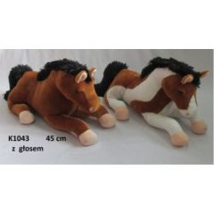 Sun Day Sun-Day Koń 2 kolory z głosem 45cm Mīkstās rotaļlietas