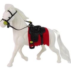 Leantoys Biały aksamitny koń EDUKAMP Mīkstās rotaļlietas