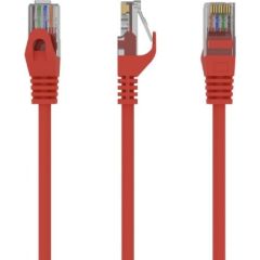 PATCH CABLE CAT6 UTP 0.5M/RED PP6U-0.5M/R GEMBIRD