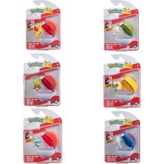 POKEMON W14 Clip ´N Go Poké bumbiņu komplekts ar figūru