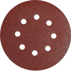 Smilšpapīrs ekscentra slīpmašīnai Mirka 3061602080; 125 mm; P80; 20 gab. Dažādi diski