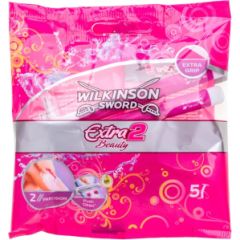 Wilkinson Sword Extra 2 / Beauty 5pc Epilatori, bikini trimmeri, sieviešu skuvekļi