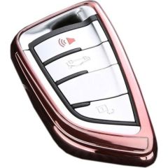 Dux Ducis Automašīnas Atslēgu Silikona Maciņš - Aizsargapvalks Volkswagen Golf Rozā Citi auto piederumi