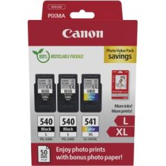 Canon PG-540L/CL-541XL (5224B015) Photo value pack Ink Cartridge Multipack, BK/CMY Lāzerprinteru izejmateriāli