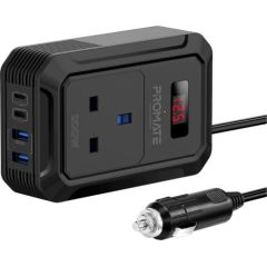 Promate Inverto-200W Car inverter DC-AC 11-17V 200W / USB-C PD65W Jaunumi - Audio-Video