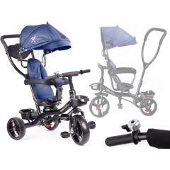 Trike Fix Lite 2in1 Bērnu Trīsritenis ar Rokturi Zils