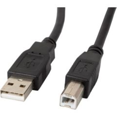Lanberg CA-USBA-11CC-0010-BK USB cable 1 m 2.0 USB B Black