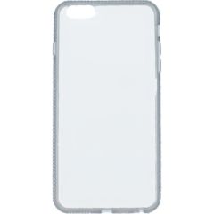 Beeyo Diamond Frame Силиконовый Чехол для Apple iPhone 6 Plus  Прозрачный - Серый