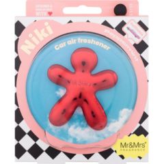 Mr&mrs Fragrance Niki 1pc Peppermint Chrome U / Car Air Freshener