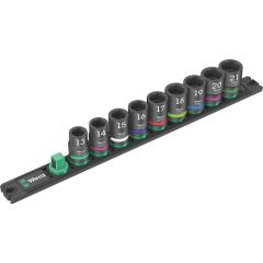 Wera C Impaktor socket magnetic strip 1 Socket set 1/2 (black/green, 9?piece, for impact wrenches) Jaunumi -Dārzam
