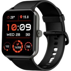 Blackview R50, 1.85-inch TFT HD, 350mAh Battery, 24-hour SpO2 Detection + Heart Rate Monitoring, Calls and SMS notification, Black