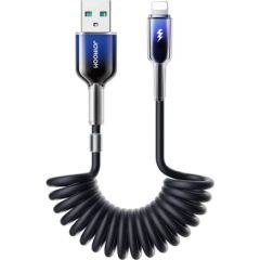 Cable USB-A Lightning Joyroom S-A43 1.5m czarny Data USB kabeļi