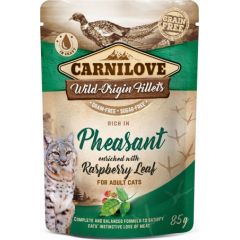 CARNILOVE CAT POUCH Wet cat food Pheasant, Raspberry Leaf 85 g
