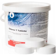 NTCE - chlor do basenu multi tabletki 3kg 150 x 20G chlorox białe