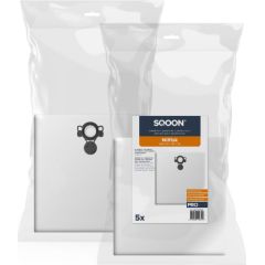 Auduma putekļu maisiņš SQOON 42279-5PRO; Nilfisk Attix 30/40/50 series PRO; 5 gab. Putekļu sūceju maisi