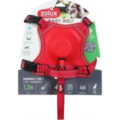 Zolux Szelki ze smyczą automatyczną Easyride M czerwone Citas preces