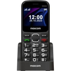 MaxCom   Maxcom Comfort MM443 ze stacją ładującą czarny/black