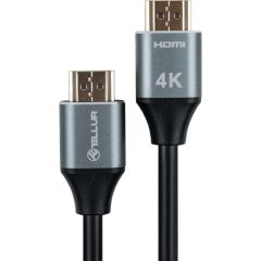 Tellur High Speed HDMI 2.0 cable, 4K 18Gbps plug-plug Ethernet gold-plated 5m black HDMI vadi