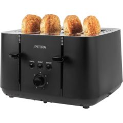Petra PT5565MBLKVDE 4-Slice Toaster