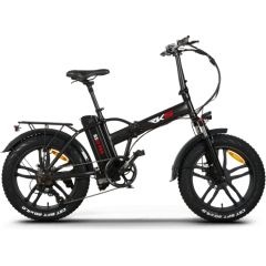 Elektriskais velosipÄds RKS 20 RSIII Pro melns matÄts