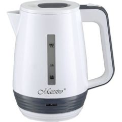 Electric kettle 1.7l 2200W MAESTRO MR-033-WHITE Tējkannas (elektriskās)