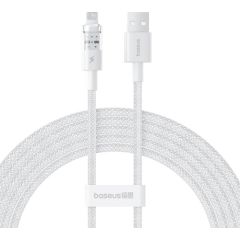 Baseus Gem USB to IP 2.4A fast charging cable 2 m White Data USB kabeļi