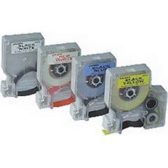 Marķēšanas lente DYMO D1, 12 mm x 7 m, melni burti uz dzeltena fona Uzlīmju printeri