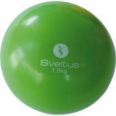 Weighted Ball SVELTUS 1,5kg D12,3cm Green