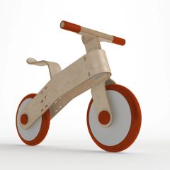 Bērnu koka Līdzsvara ritenis - Choppy bike (Brūns)