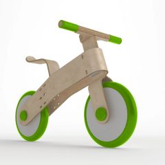 Bērnu koka Līdzsvara ritenis - Choppy bike (Brūns) [CLONE]