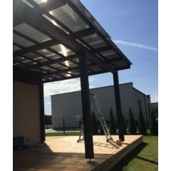 Šūnu polikarbonāts 10 mm, Bronza, 2,10x6m; Siltumnīcas