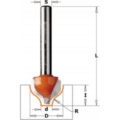 Frezarka CMT CMT HM CUTTER D=19 d=6.35 R=3.2 I=13S=12.. DECORATIVE. Jaunumi -Dārzam