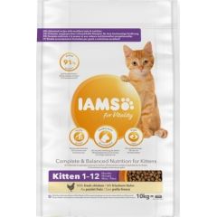 Eukanuba IAMS for Vitality ze świeżym kurczakiem 10kg kocięta