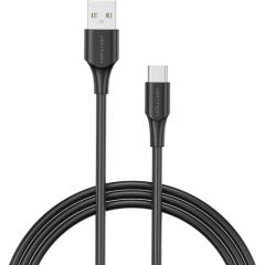 USB 2.0 to USB-C cable Vention CTHBD 3A, 0.5m black