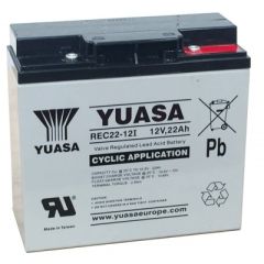 Akumulators YUASA YU-POWER 22Ah 181x77x166-+