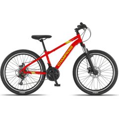 Pusaudžu velosipēds Champions 24 Kaunos DB (KAU.2423D) oranžs/dzeltens