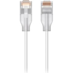 Ubiquiti UACC-Cable-Patch-EL-3M-W networking cable Translucent, White Cat6