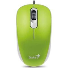 Mouse wire, Genius DX-110, green, optical, 1000DPI