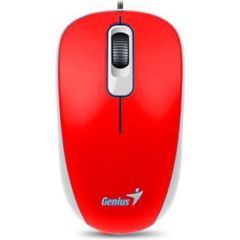 Mouse wired, Genius DX-110, red, optical, 1000DPI