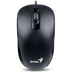 Mouse wired, Genius DX-110, black, optical, 1000DPI, USB